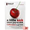 Cherry Flavor Cough Drops by Rally Energy, Cough Relief with Caffeinated Zinc