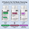 Youth & Tonic 3X Body Cleanse and Detox Pills for Women & Men with Liver