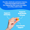 Feel Great Omega & DHA Gummies for Adults Plant Based Omega 3 Fish Oil