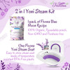 FIVONA 2-in-1 Yoni Steaming Kit Over the Toilet Seat with V Steam Herbs Blue