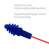Howard Leight by Honeywell AirSoft Flanged Corded Reusable Shooting Earplugs