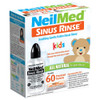 Neilmed's Sinus Rinse, Pediatric, Complete Saline Nasal Rinse Kit 60 Premixed
