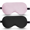BeeVines 100% Real Mulberry Silk 2 Pack Sleep Mask, Natural Pure Silk Eye Masks