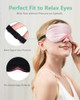 BeeVines 100% Real Mulberry Silk 2 Pack Sleep Mask, Natural Pure Silk Eye Masks
