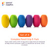 Special Supplies Egg Pen-Pencil Grips for Kids and Adults Colorful, Cushioned