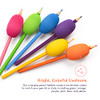 Special Supplies Egg Pen-Pencil Grips for Kids and Adults Colorful, Cushioned