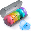 Sukuos Large Weekly Pill Organizer 2 Times a Day, Daily Pill Box 7 Day Easy