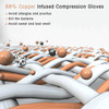 HENOTIC Copper Arthritis Gloves for Women Men, Fingerless Breathable & Moisture