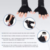 HENOTIC Copper Arthritis Gloves for Women Men, Fingerless Breathable & Moisture