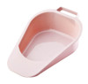 Carex Fracture Bed Pan with 47.3 oz Capacity, Portable Bed Pans for Elderly
