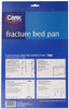 Carex Fracture Bed Pan with 47.3 oz Capacity, Portable Bed Pans for Elderly