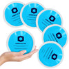 ICEWRAPS Reusable Round Ice Packs for Injuries, Hot & Cold Gel Therapy Packs