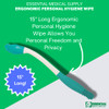 Essential Medical Supply Ergonomic Personal Hygiene Comfort Wipe Tool for Toilet