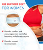 ITA-MED Rib Brace for Women, Breathable Elastic Compression Wrap & Chest