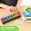 Extra Large Weekly Pill Organizer, 7 Day AM/PM Pill Case with XXL Compartment