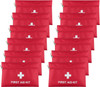 AOUTACC 12 Pack First Aid Empty Bag, Travel Empty First Aid Kit Pouch