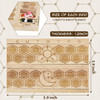 Chengu Wood 7 Day Weekly Pill Organizer Vitamin Dispenser Wooden Pill Case