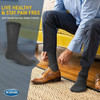 Dr. Scholl's Women's 4 Pack Diabetic and Circulatory Non Binding Ankle Socks