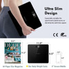 NUTRI FIT Digital Bathroom Scale for Body Weight, Bath Scale for Accurate Weight