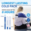 Cryo-Max Cold Pack, 8 Hour Reusable Cold Therapy Ice Pack for Elbows, Knees