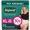 Depend Fresh Protection Adult Diapers, Incontinence & Postpartum Bladder Leak