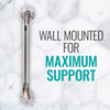 DMI Textured Grab Bars, Handicapped Grab Bars for Bathroom,Shower Rails, Grab