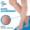 ABSOLUTE SUPPORT Made in USA Sheer Compression Socks for Women 15-20 mmHg
