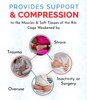 ITA-MED Breathable Elastic Rib Brace, Best Rib Belt for Women, Compression Rib