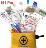3 Packs 151 Pcs First Aid Kits Small for Survival Emergency Trauma Military