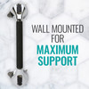 DMI Suction Cub Grab Bars for Bathroom, Tub and Shower - Chrome 16 Inch