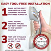Safe-er-Grip Safe-er-Grip Changing Lifestyles Suction Cup Grab Bars for Bathtubs