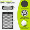 ProsourceFit Acupressure Mat and Pillow Set for Back/Neck Pain Relief and Muscle