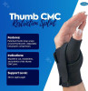 Comfort Cool Thumb CMC Restriction Splint. Patented Thumb Brace Provides Support