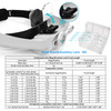 Dilzekui Headband Magnifying Glass with Light, Rechargeable Head Magnifying