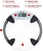 Escali Digital Glass Bath Scale for Body Weight, Bathroom Body Scale, High