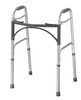 Drive Medical 2-Button Standard Foldable Walker for Seniors & Adults