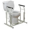 Drive Medical RTL12079 Toilet Safety Frame, Bathroom Grab Bar for Toilets
