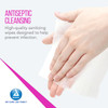 Dynarex BZK Antiseptic Towelettes, Moist Sanitizing Wipes Designed to Protect