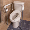 HealthSmart Toilet Safety Rails, Toilet Seat Handles, Safety Frame for Toilet