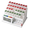 Medcenter Monthly Pill Organizer System 4 Times a Day, 31 Day Pill Organizer Box