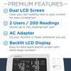 OMRON Platinum Blood Pressure Monitor, Upper Arm Cuff, Digital Bluetooth Blood