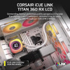 CORSAIR iCUE Link Titan 360 RX LCD Liquid CPU Cooler - 360mm AIO