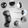 NEENCA Professional Knee Brace, Compression Knee Support with Patella Gel Pad &
