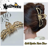 2Pcs Halloween Hair Claw Clip for Thick Hair Large Metal Gold Spider Silver Skull Hair Claw Big Clip for Women Girls Y2k Hair Styling Fashion Hair Su