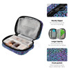 Colorful Cute Leopard Print Pill Case, Portable Weekly Pill Box Bag Container 7
