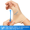 Velpeau Elastic Thumb Wrist Support Brace (Pack of 2), Splashproof Compression