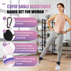 Ankle Resistance Bands with Cuffs, Ankle Bands for Working Out, Kickbacks Hip