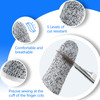 Honoson 60 Pieces Cut Resistant Finger Cots Gel Finger Guards Protectors