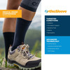 OrthoSleeve WC4 Diabetic & Neuropathy Compression Socks, Non-Binding for Men &