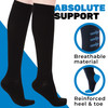 Made in USA - Compression Support Knee High for Women and Men 30-40mmHg